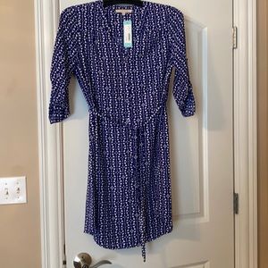 41Hawthorn Christen Shirt Dress Blue & white Sz M